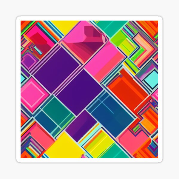 VL V L Letter Logo With Colorful Vivid Triangles Texture Design