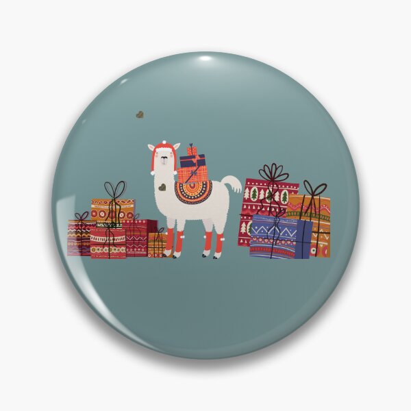 Artikelvorschau, Lamas lieben dich, Kawaii Weihnachtstiere, blaugrün, Vintage, Retro, hässliche Weihnachten, süße Weihnachten, ethnisch, trendy, Geschenke, Weihnachtsgeschenke entworfen und verkauft von Awearness.