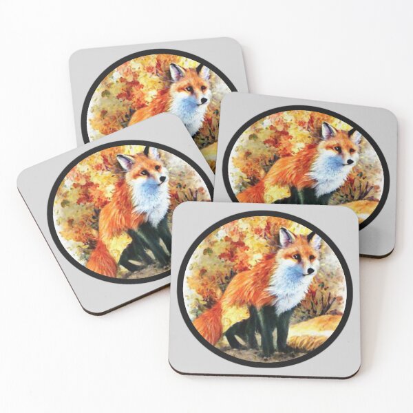 Item preview, Fall Fox Landscape designed and sold by designed2teach.