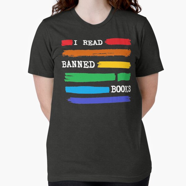 Item preview, I Read Banned Books Rainbow, Banned Books Week 2023 Typewriter designed and sold by CuddleStore.