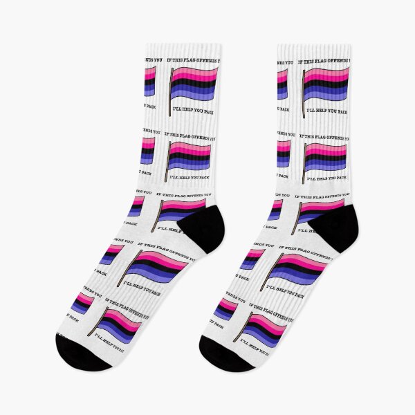 Item preview, Omnisexual If This Flag Offends You Parody designed and sold by CJ Vanderbeek.