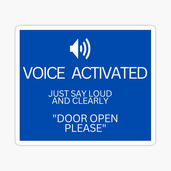 Vista previa del artículo con la obra «Activación activada por voz», diseñado y vendido por YouBeeVintage.