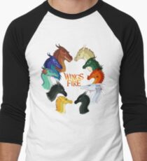 Flügel des Feuers - Alle zusammen Baseballshirt mit 3/4-Arm