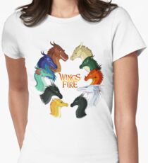 Flügel des Feuers - Alle zusammen Tailliertes T-Shirt für Frauen