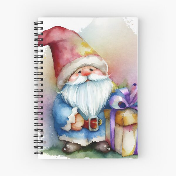 Item preview, Cute Christmas Gnome Bringing a Christmas Gift designed and sold by CGSGraphics.