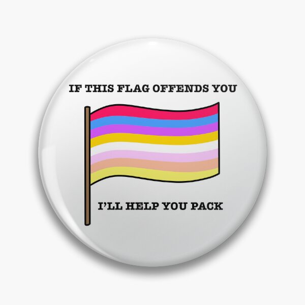 Item preview, Pangender If This Flag Offends You Parody designed and sold by CJ Vanderbeek.