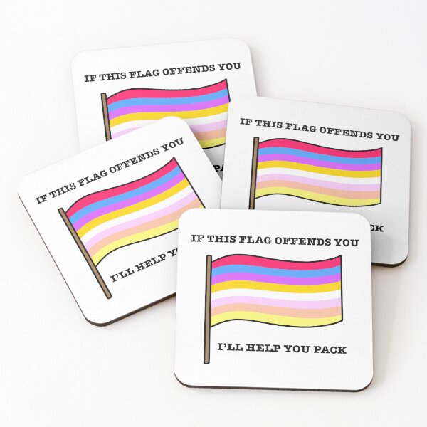 Item preview, Pangender If This Flag Offends You Parody designed and sold by CJ Vanderbeek.