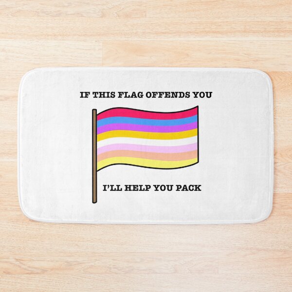 Item preview, Pangender If This Flag Offends You Parody designed and sold by CJ Vanderbeek.