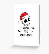 Nightmare Before Christmas - Sandy Claws Greeting Card