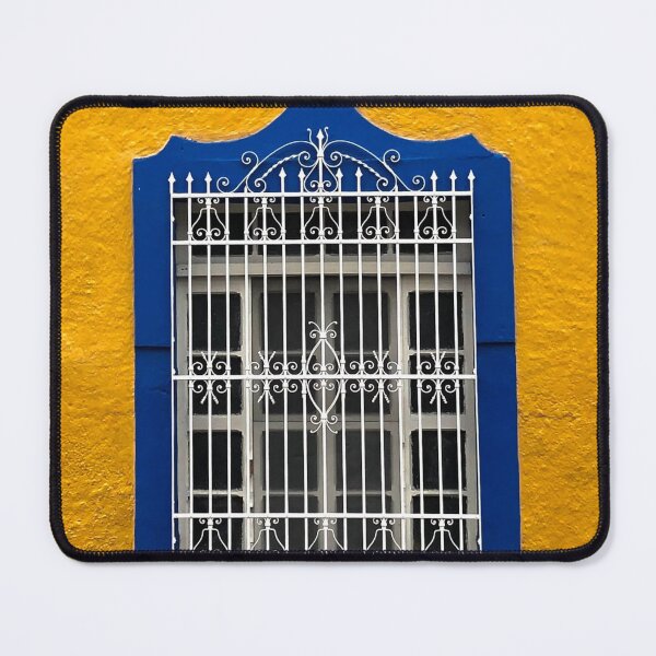 Item preview, The Bold Blue Window in Merida - Mexico Travel Photographs designed and sold by YemmyZImages.