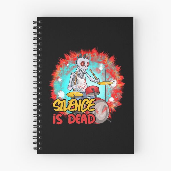 Item preview, Silence is Dead Metal Head Skull designed and sold by BlackSheepEllis.