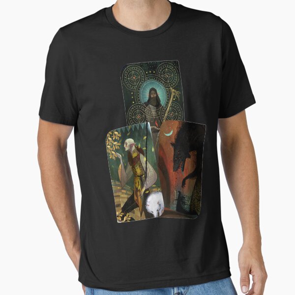 Vista previa del artículo con la obra «Trilogía de Solas Tarot Card», diseñado y vendido por P5ycher.