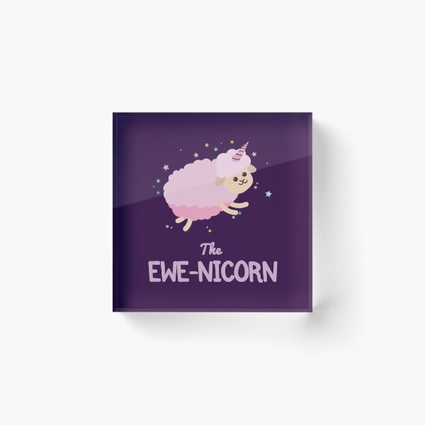 Item preview, Ewenicorn | Funny Ewe | Sheep Unicorn Puns designed and sold by Fluffy-Vectors.