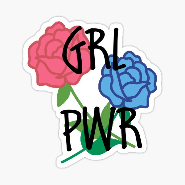 Grl Pwr Stickers | Redbubble