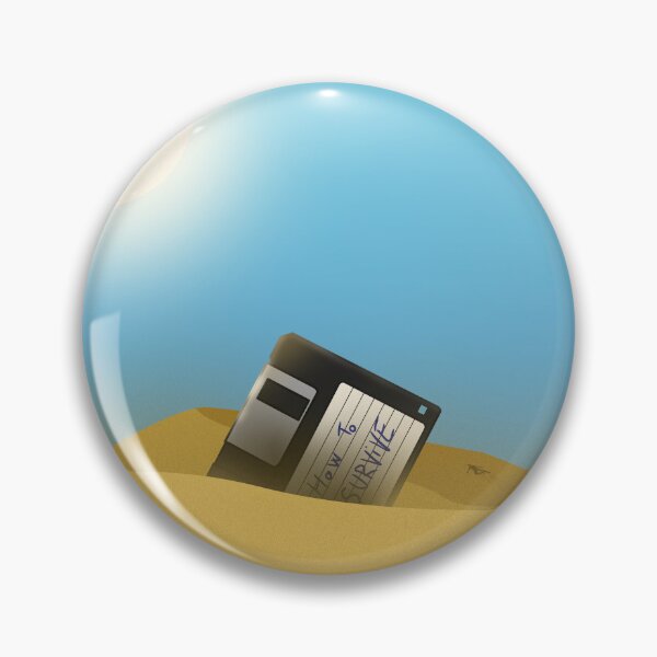 Item preview, Floppy disk memory " How to survive " designed and sold by GeekyPlace.