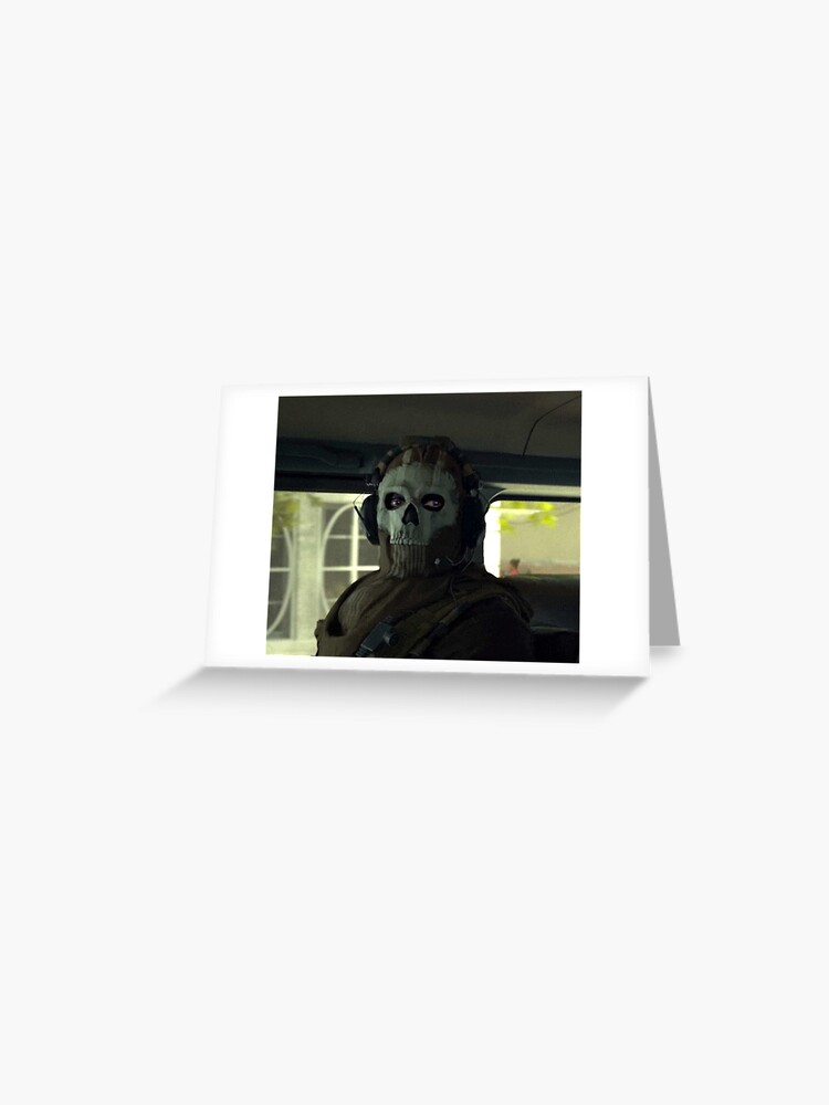 COD MW2 Ghost Staring Meme HIGH QUALITY | Sticker