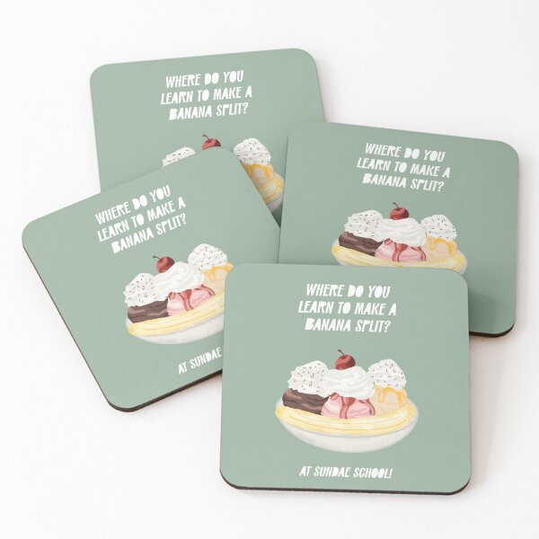 Item preview, Dad Joke - Where Do you Learn to Make a Banana Split designed and sold by susycosta.