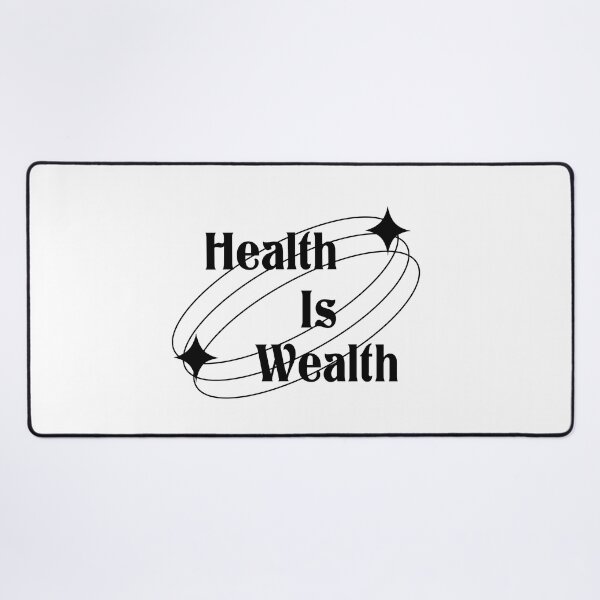 Item preview, Health Is Wealth designed and sold by rubbytipsy.