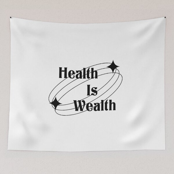 Item preview, Health Is Wealth designed and sold by rubbytipsy.