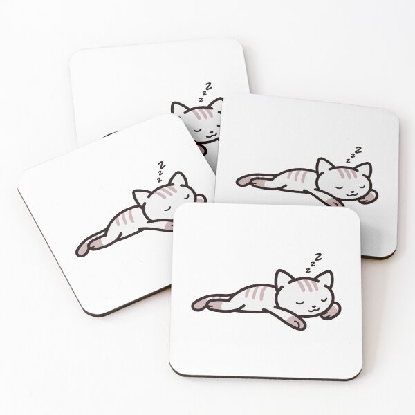Item preview, Sleeping peaceful pink Cat designed and sold by AlloutApparel.