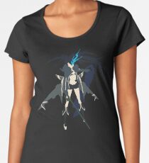 Minimalist Black Rock Shooter Women's Premium T-Shirt
