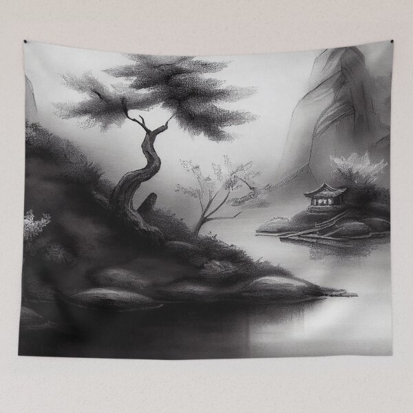 Item preview, Zen landscape designed and sold by CEVmemories.