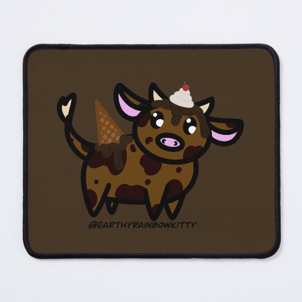 Item preview, Coco the chocolate ice cream cow designed and sold by Cosmic Kitty Colors.