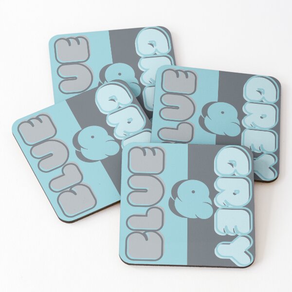 Item preview, Blue & Grey designed and sold by pinkmicrophone.