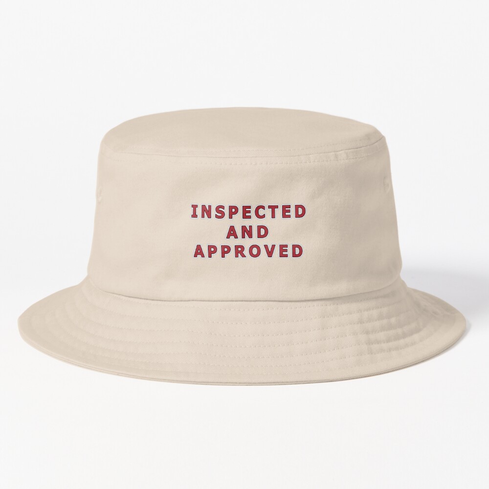 inspected and accepted ハット-