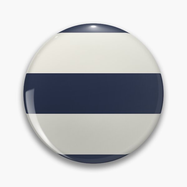 Item preview, Large NAVY BLUE and CREAM Horizontal STRIPES designed and sold by RachelMacht.