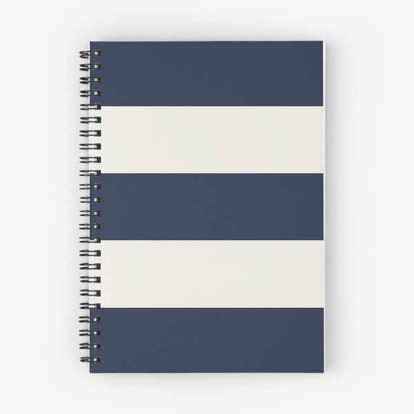 Item preview, Large NAVY BLUE and CREAM Horizontal STRIPES designed and sold by RachelMacht.