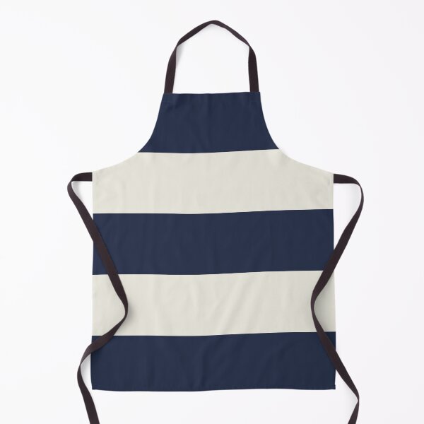 Item preview, Large NAVY BLUE and CREAM Horizontal STRIPES designed and sold by RachelMacht.
