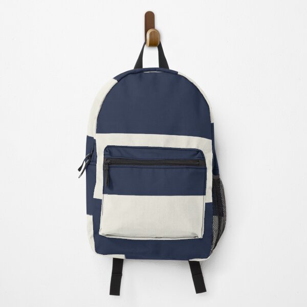 Item preview, Large NAVY BLUE and CREAM Horizontal STRIPES designed and sold by RachelMacht.