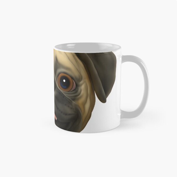Item preview, Cute Pug Face, Design 3: 'Sweet Smile' designed and sold by snuurg.