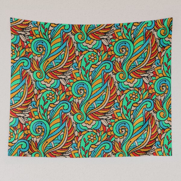 Item preview, A High Quality Colorful Traditional Indian Pattern designed and sold by deepakrode7.
