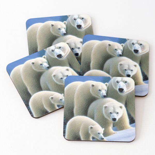 Item preview, Great White North Polar Bears  designed and sold by Elaine Manley.