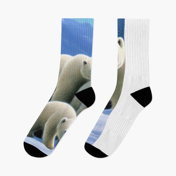 Item preview, Great White North Polar Bears  designed and sold by Elaine Manley.
