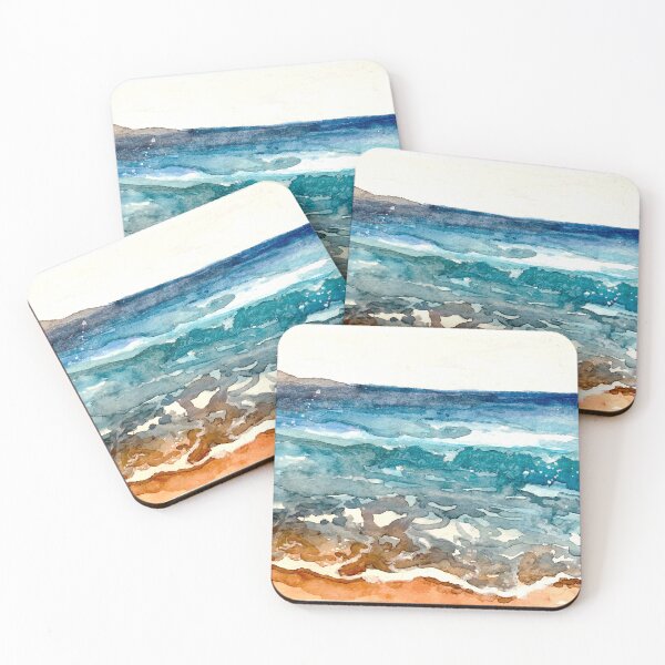 Item preview, Watercolor Art Seascape Painting  designed and sold by marugart.