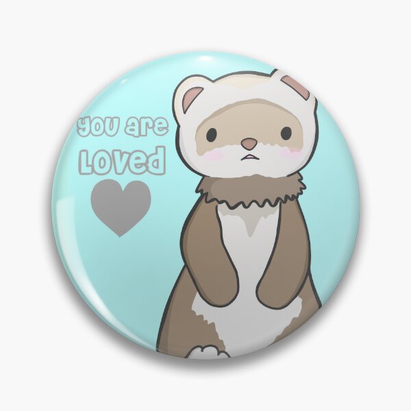 Aperçu de l'œuvre Furet kawaii créée et vendue par Naturefaedesign.