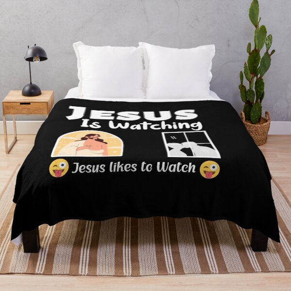 Item preview, Jesus is Watching - Jesus designed and sold by BearLoveDesign.