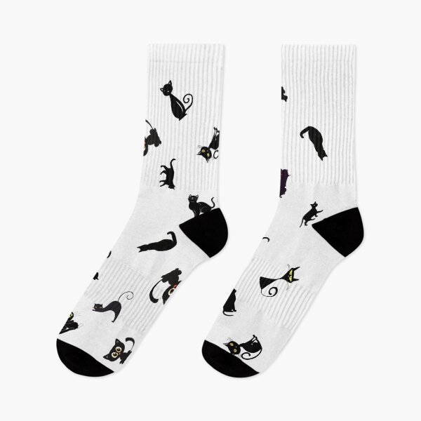 Item preview, Fun Black Cat Pattern designed and sold by Pixel4Art.