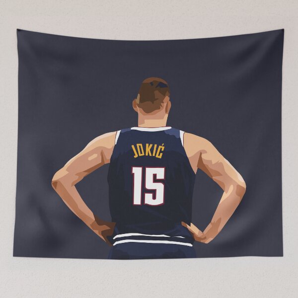 Item preview, Nikola Jokic Vector Back Qiangy designed and sold by qiangdade.