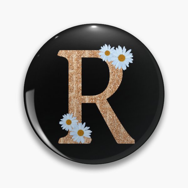 Item preview,  Floral Shine Letter R, Educational stickers designed and sold by saimzgraphics.