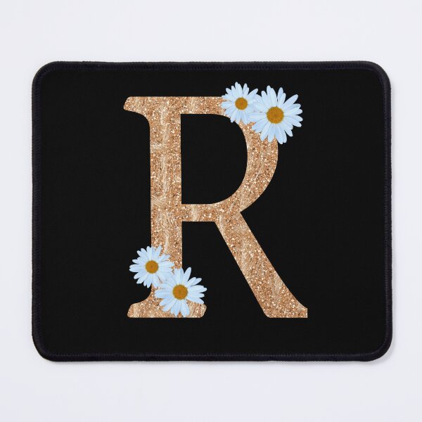 Item preview, Floral Shine Letter R, Educational stickers designed and sold by saimzgraphics.