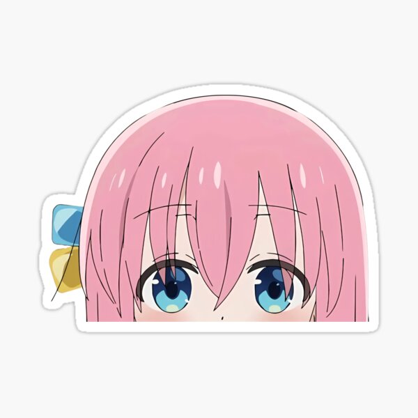 Bocchi - Hitori Bocchi Gotoh Funny Faces Sticker for Sale by aeeenry in  2023