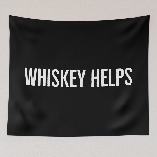 Item preview, Whiskey Helps designed and sold by Tarun Bisht.