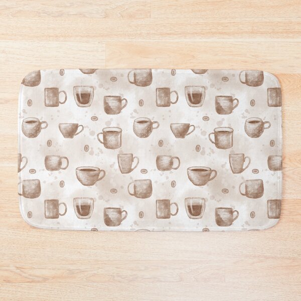 Item preview, Coffee cups watercolor designed and sold by Aleksse.