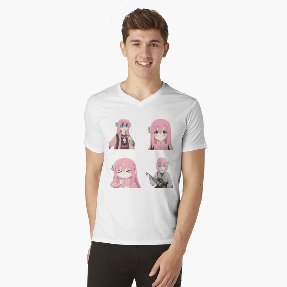 Aperçu de l'œuvre T-shirt col V créée et vendue par Neelam789.