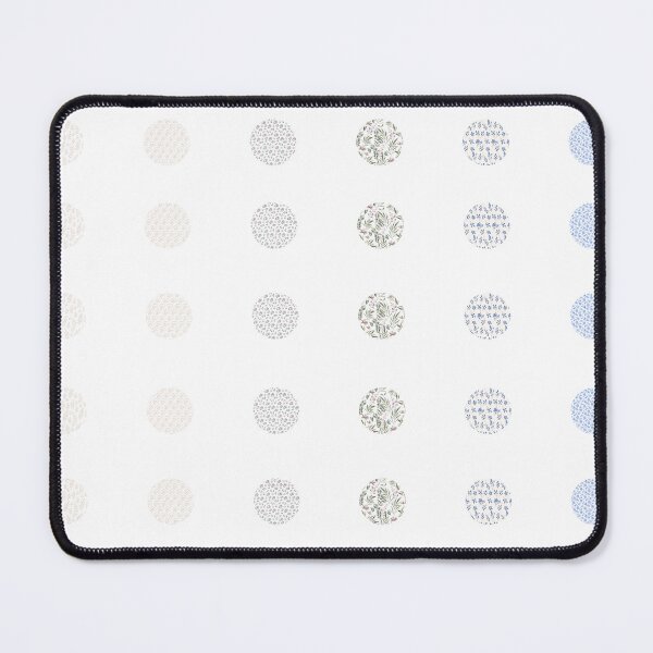 Item preview, Round Flower Pattern Sticker Sheet with 6 designs (42 stickers) designed and sold by HappierBySeppy.