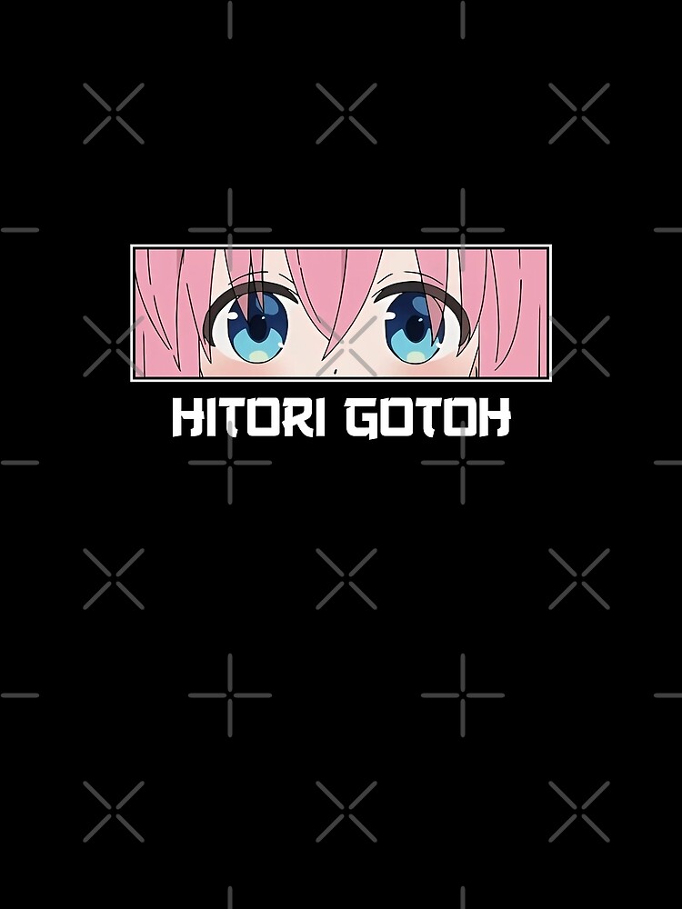 Aperçu 5 sur 5. T-shirt graphique avec l'œuvre Hitori Gotou Eyes - Bocchi le rocher ! créée et vendue par Neelam789.